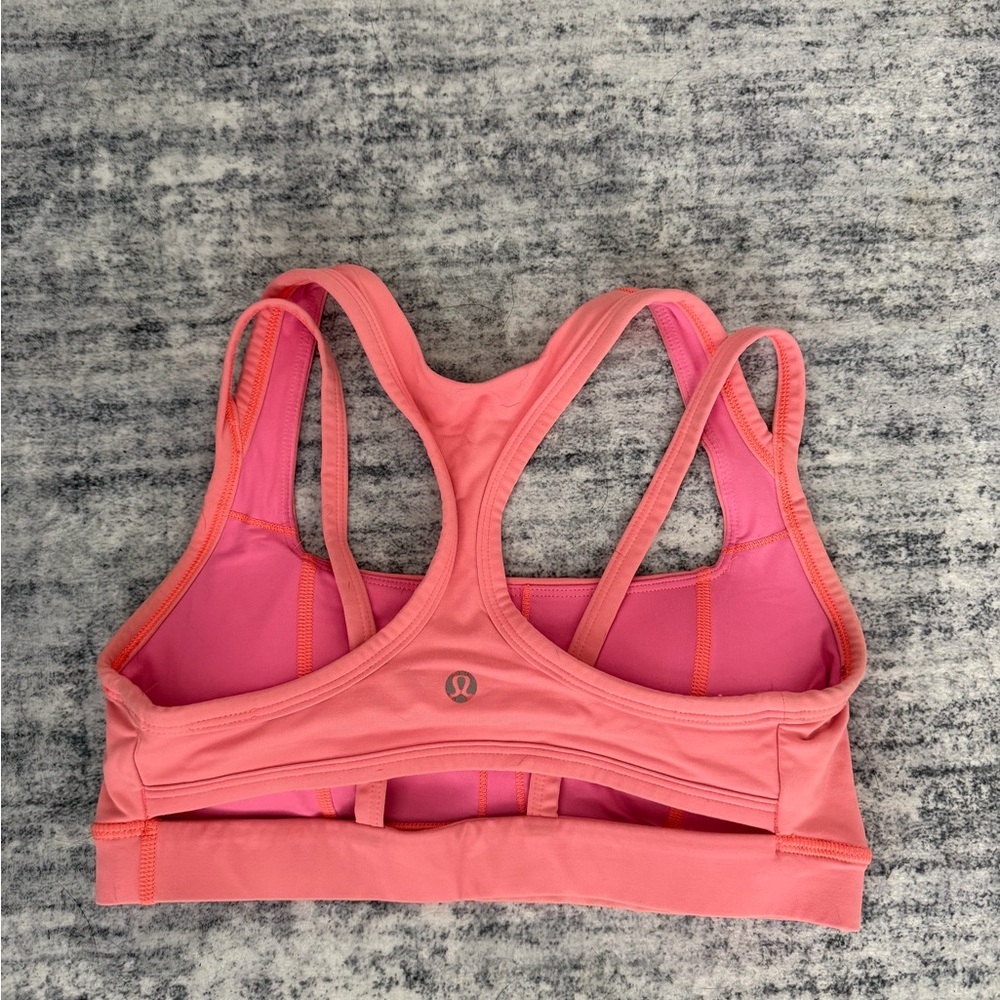 Coral Lululemon Sports Bra